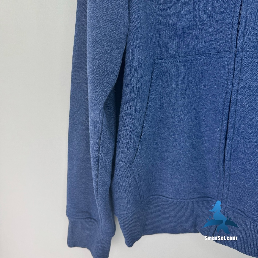 1236 U.S. Polo Assn. Full-Zip Hoodie – Size L – Heather Blue - Picture 5 of 15